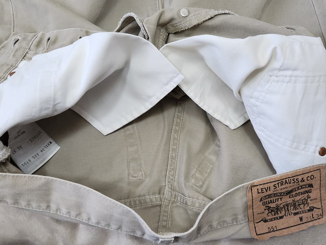 Made in Italy 90s 빈티지 리바이스 551 W31 L34 상품이미지6