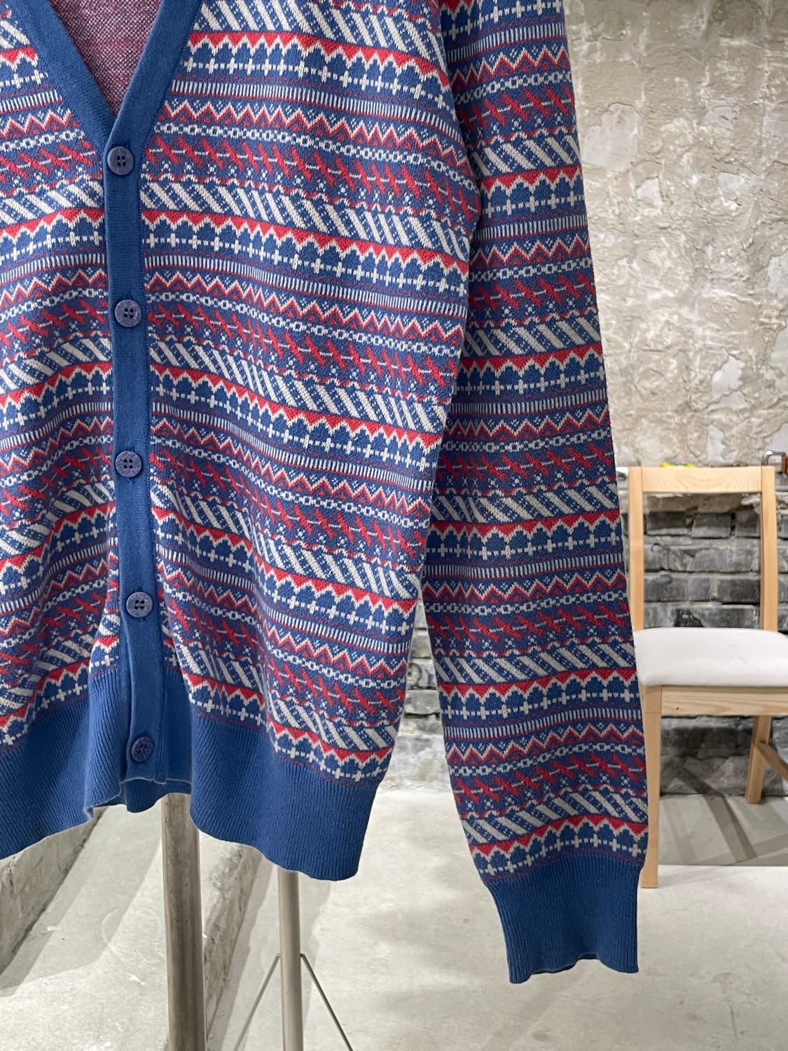 미하라 야스히로 믹스 노르딕 아칼릭 가디건 상품이미지5