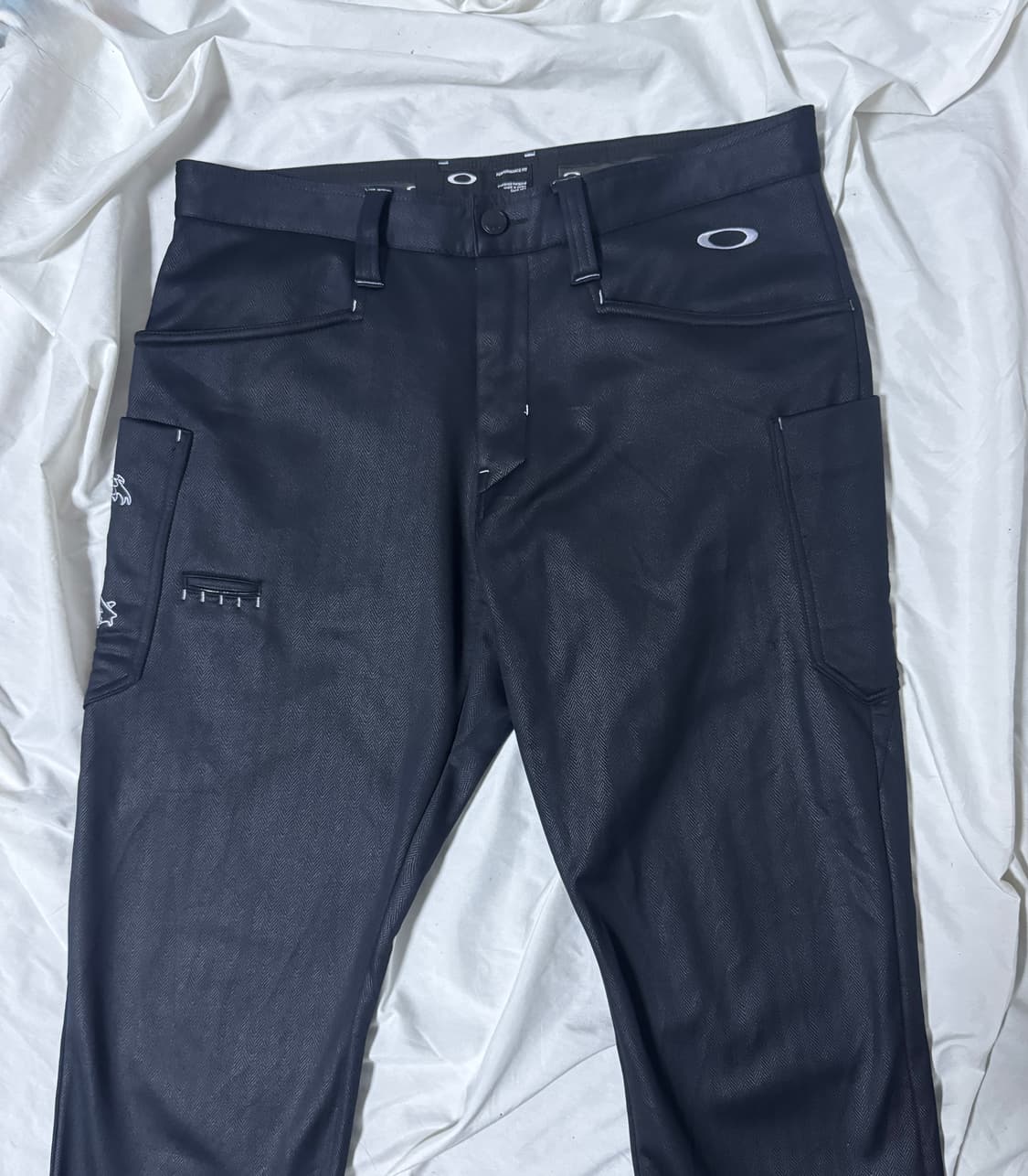 오클리 스컬 자수 기모 팬츠 상품이미지4