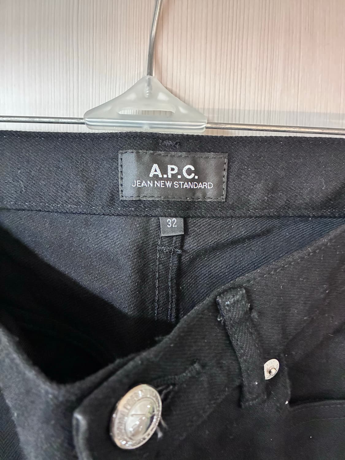 아페쎄 뉴스탠다드 진 블랙 데님 팬츠 상품이미지4