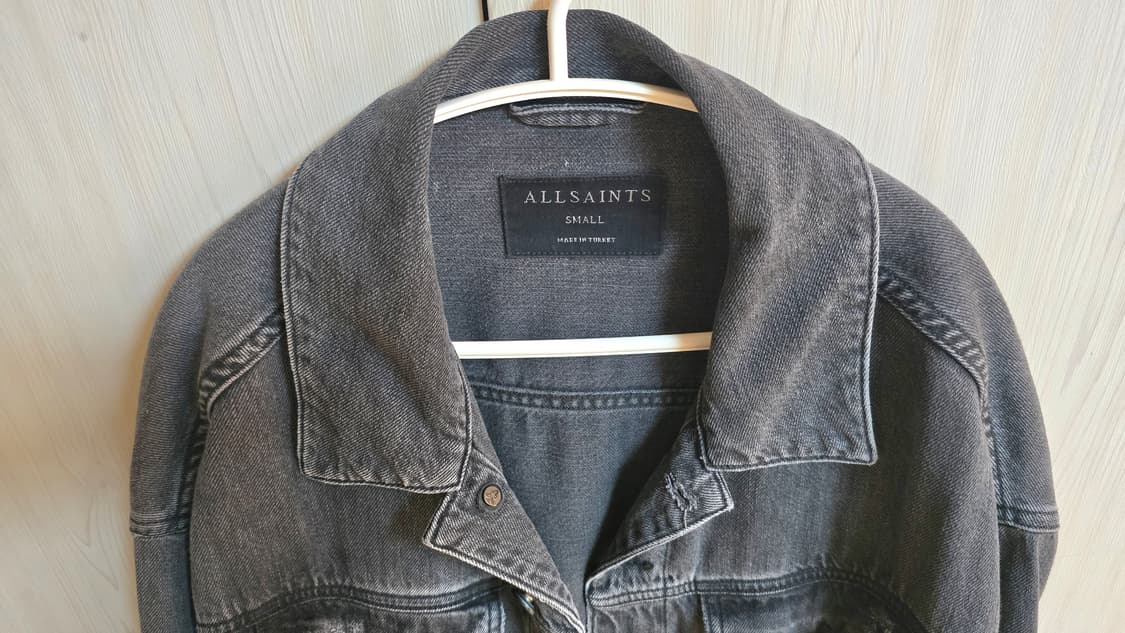 올세인츠 그레이 데님 자켓 100 상품이미지2