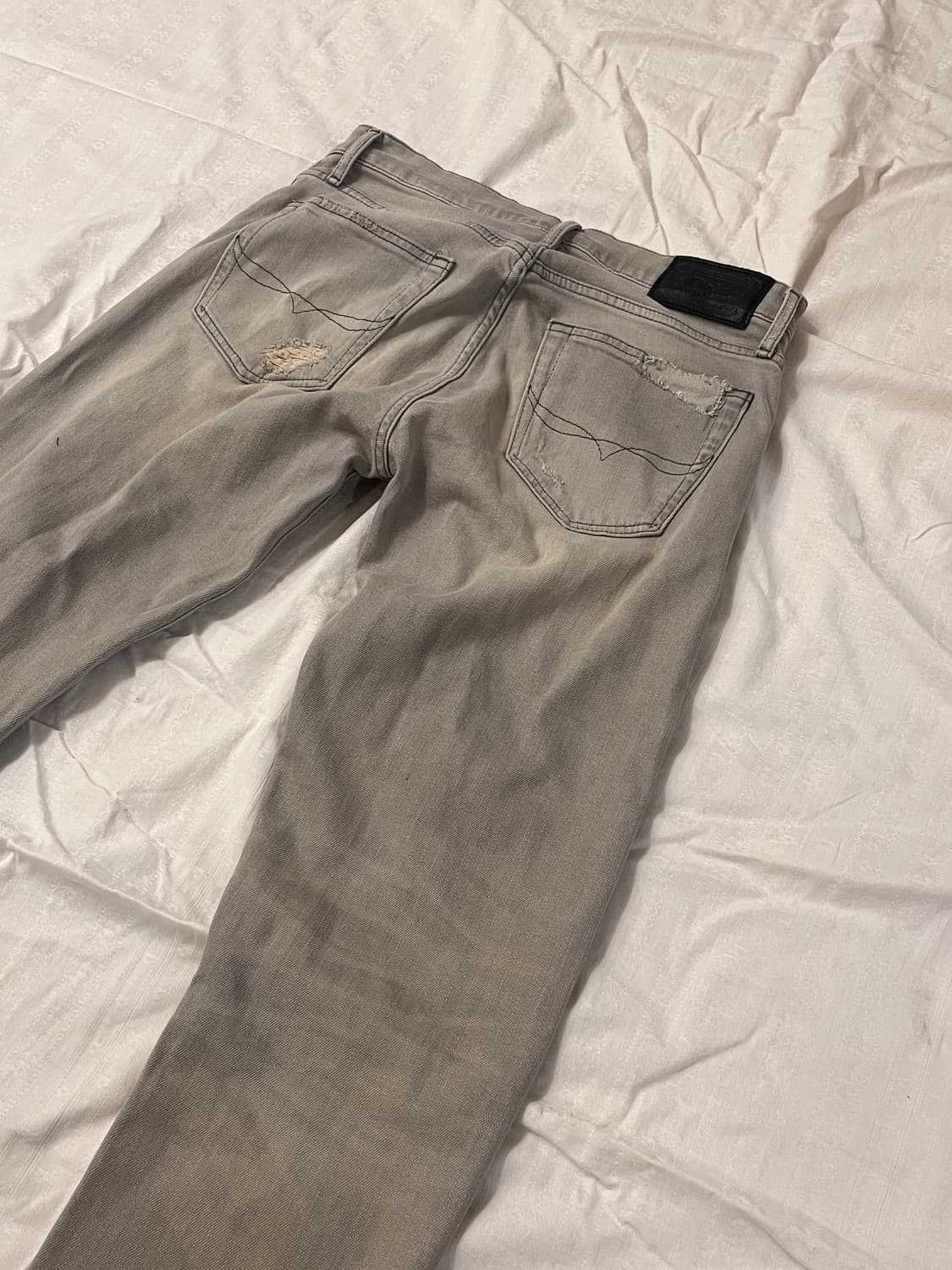 Polo Ralph Lauren white gray patch denim 상품이미지5