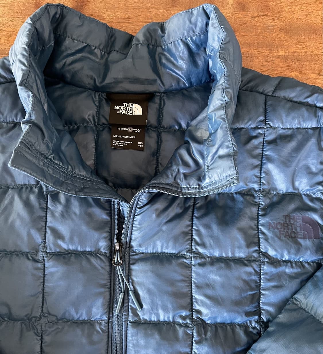 노스페이스 써모볼 에코 경량 자켓 블루 패딩 상품이미지5
