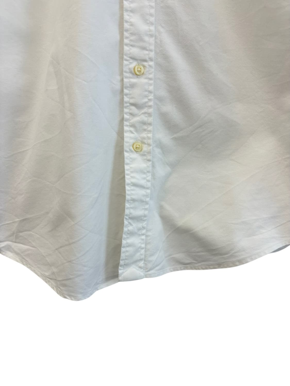 폴로 옥스포드 셔츠 화이트 (S) 상품이미지5