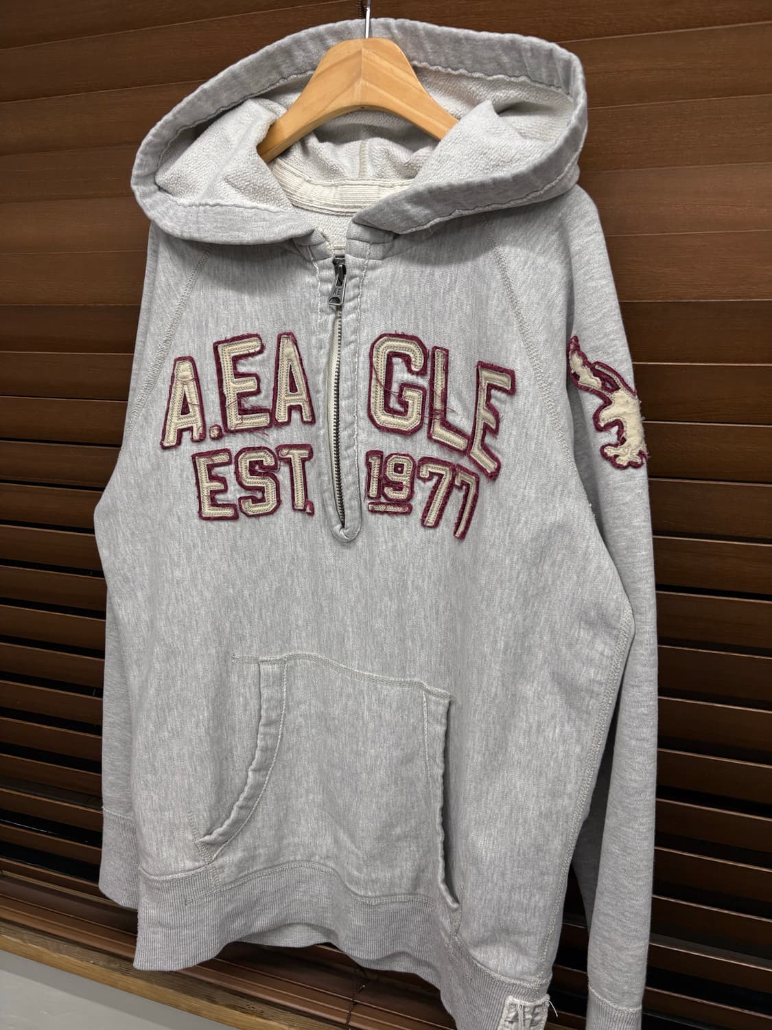 아메리칸 이글 반집업 후드티셔츠 상품이미지2