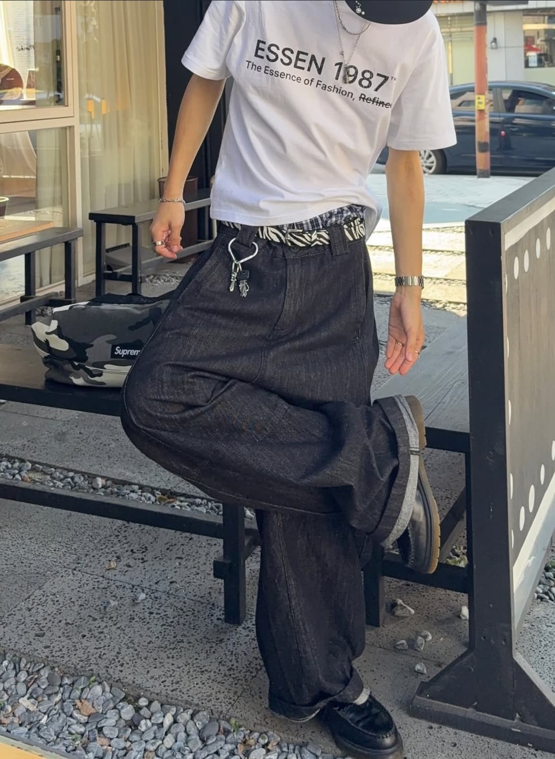 인디고 배기 진 상품이미지2