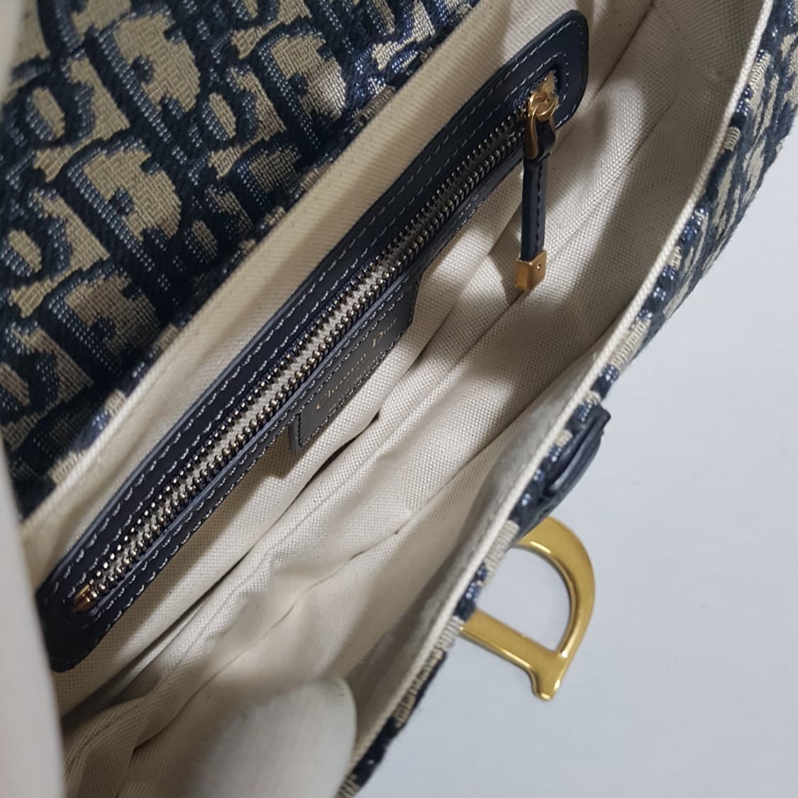 디올 오블리크 새들백 미디움+캔버스 스트랩 세트 상품이미지9