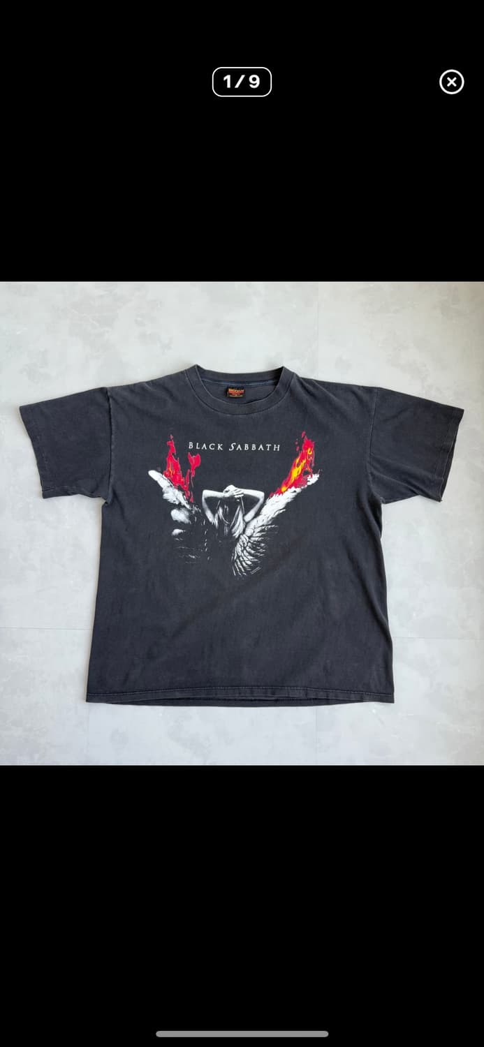 블랙 사바스 Black Sabbath 94s 빈티지 티셔츠 상품이미지1