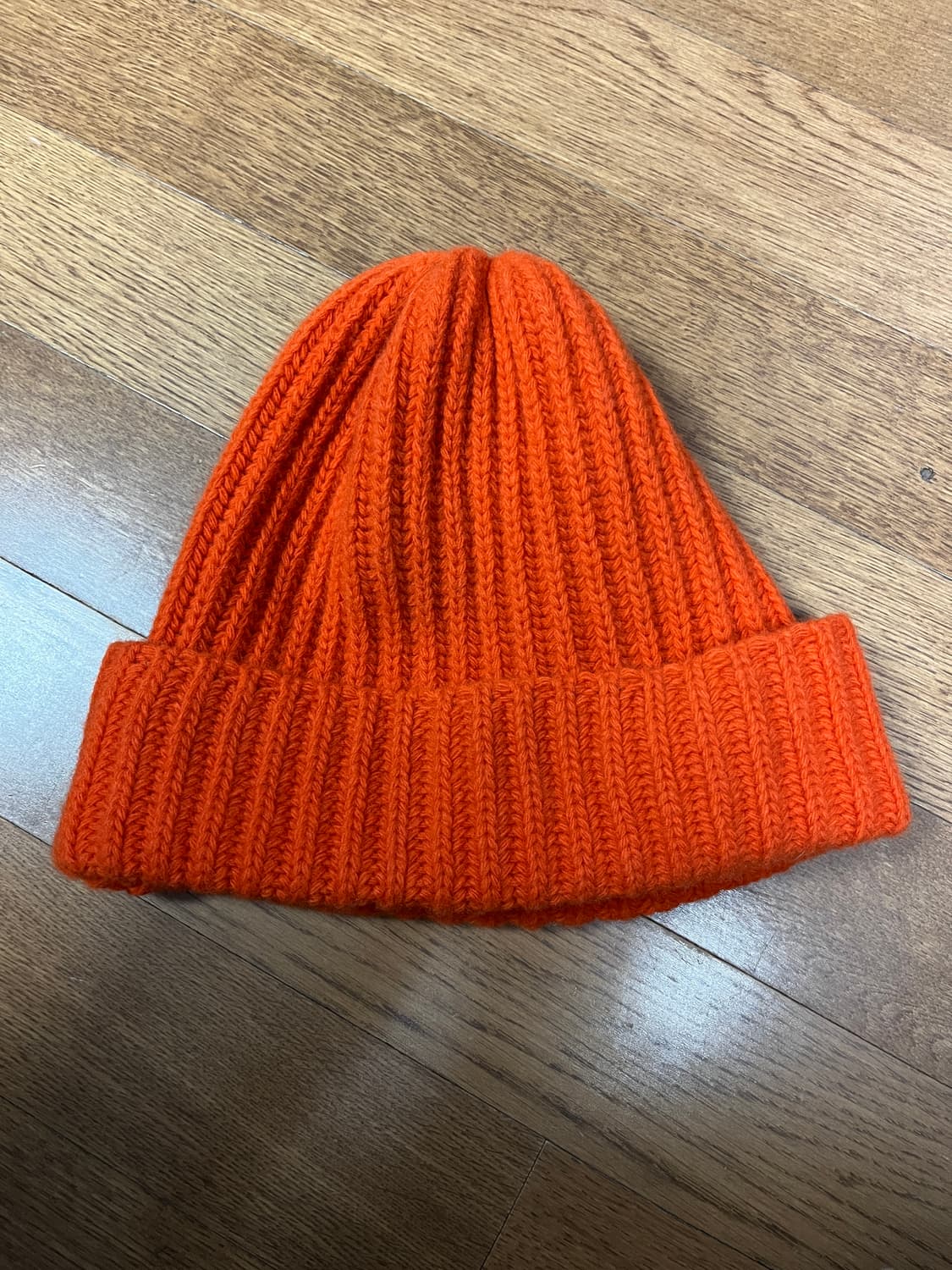 비이커 오렌지색 울 비니 상품이미지1