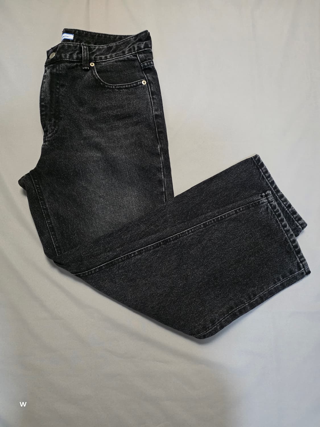 오더플리즈 블랙 데님 팬츠 [사이즈3] 상품이미지3