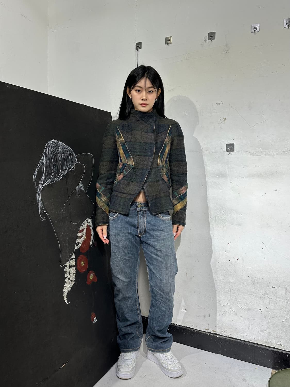 Jpn 일본빈티지 이자벨마랑 아카이브 패치 투버튼 자켓 상품이미지4