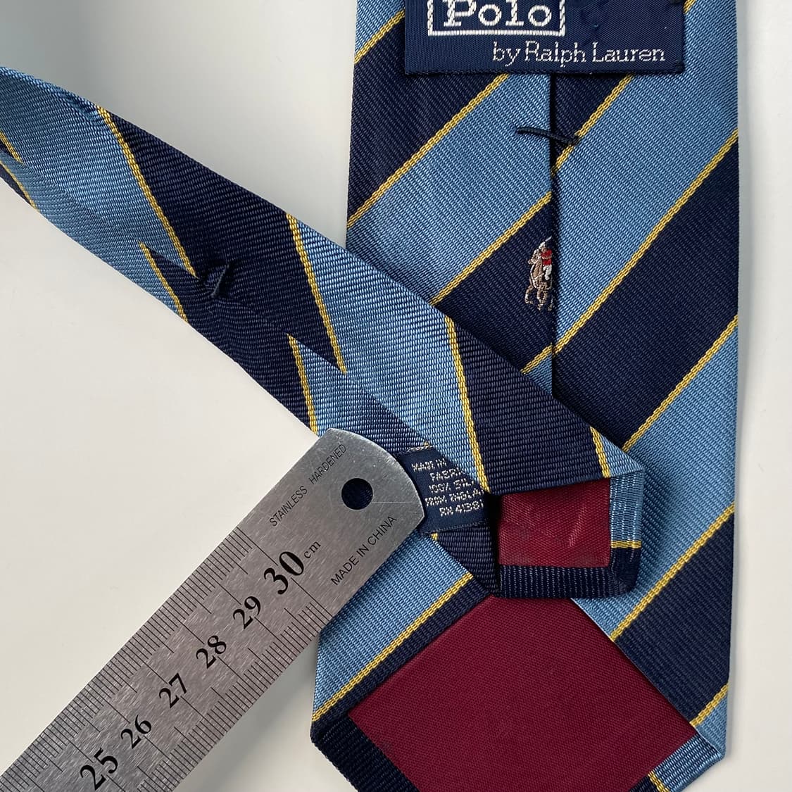 폴로 랄프로렌(POLO) 포니로고 명품 정품 넥타이7.8cm 상품이미지6