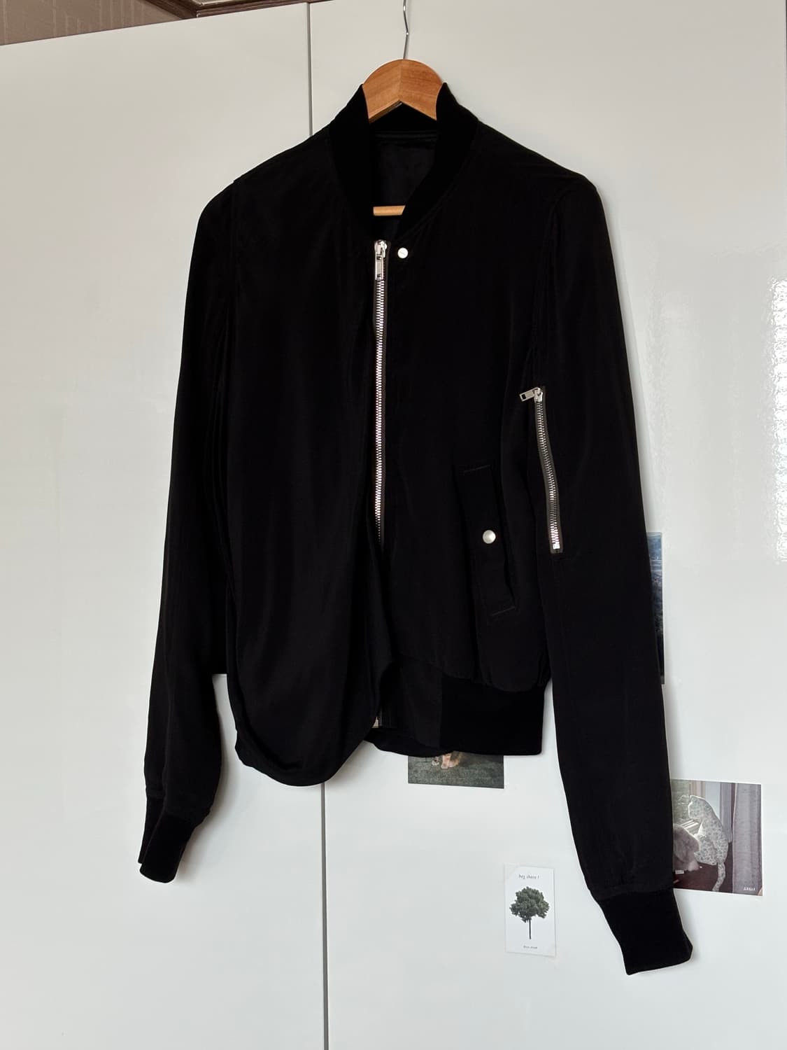 릭오웬스 드레이프 봄버 자켓 상품이미지3