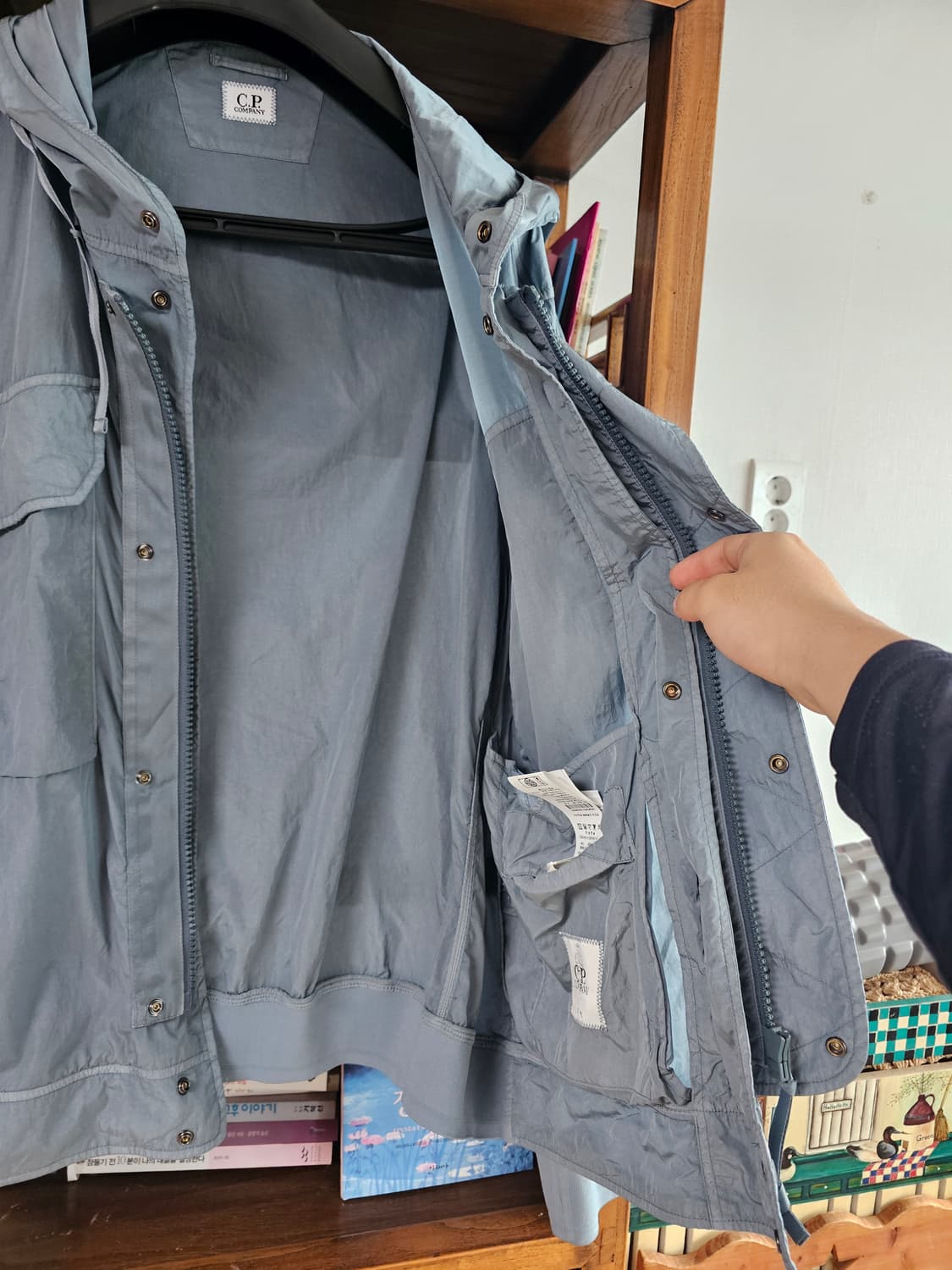 이번 시즌 최신 제품!!25시즌 씨피 명품 CP컴퍼니 후드 자켓 바 상품이미지6