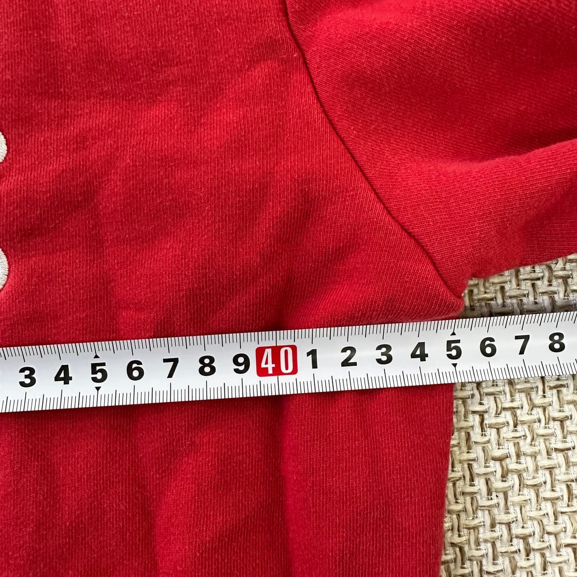 2 라코스테 빅로고 레드 맨투맨 0424D 상품이미지5