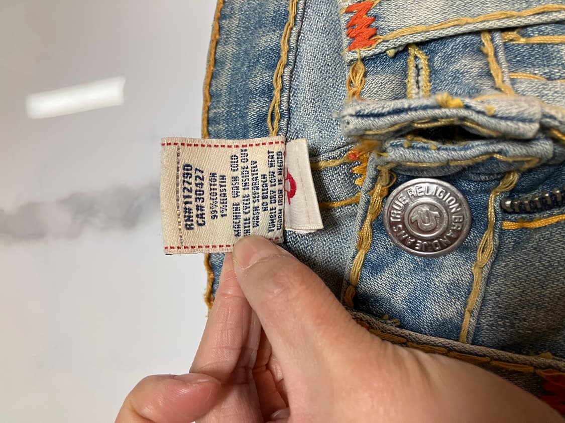 Billy super T 빌리 수퍼티 라이트워시 부츠컷 트루릴리젼 상품이미지8