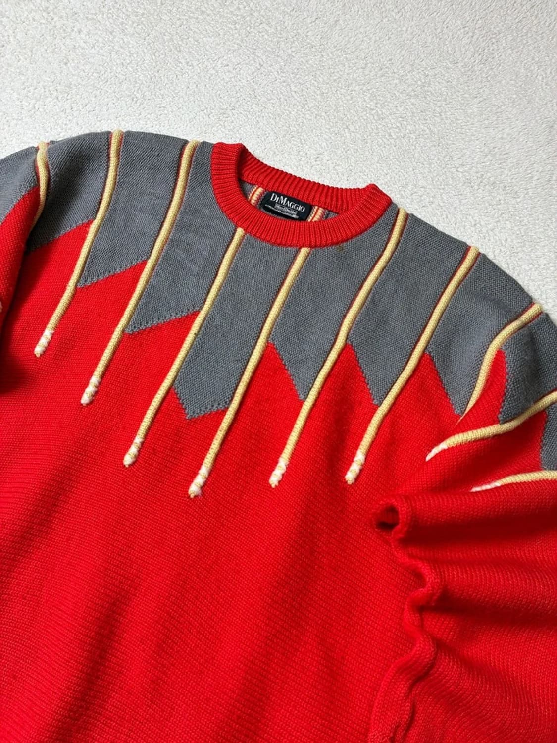 디마조 DIMAGGIO 00's 재팬 배색 니트 PN7901 상품이미지2