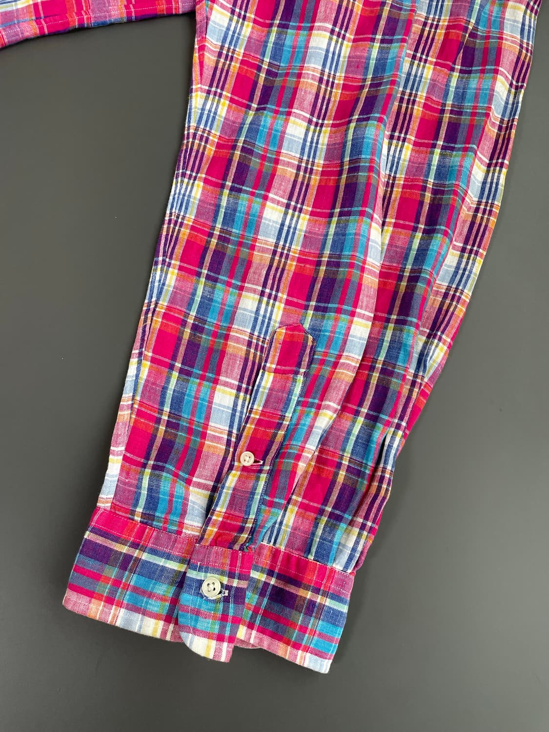 [M] 폴로 랄프로렌 린넨 플란넬 셔츠 슬림핏 상품이미지6