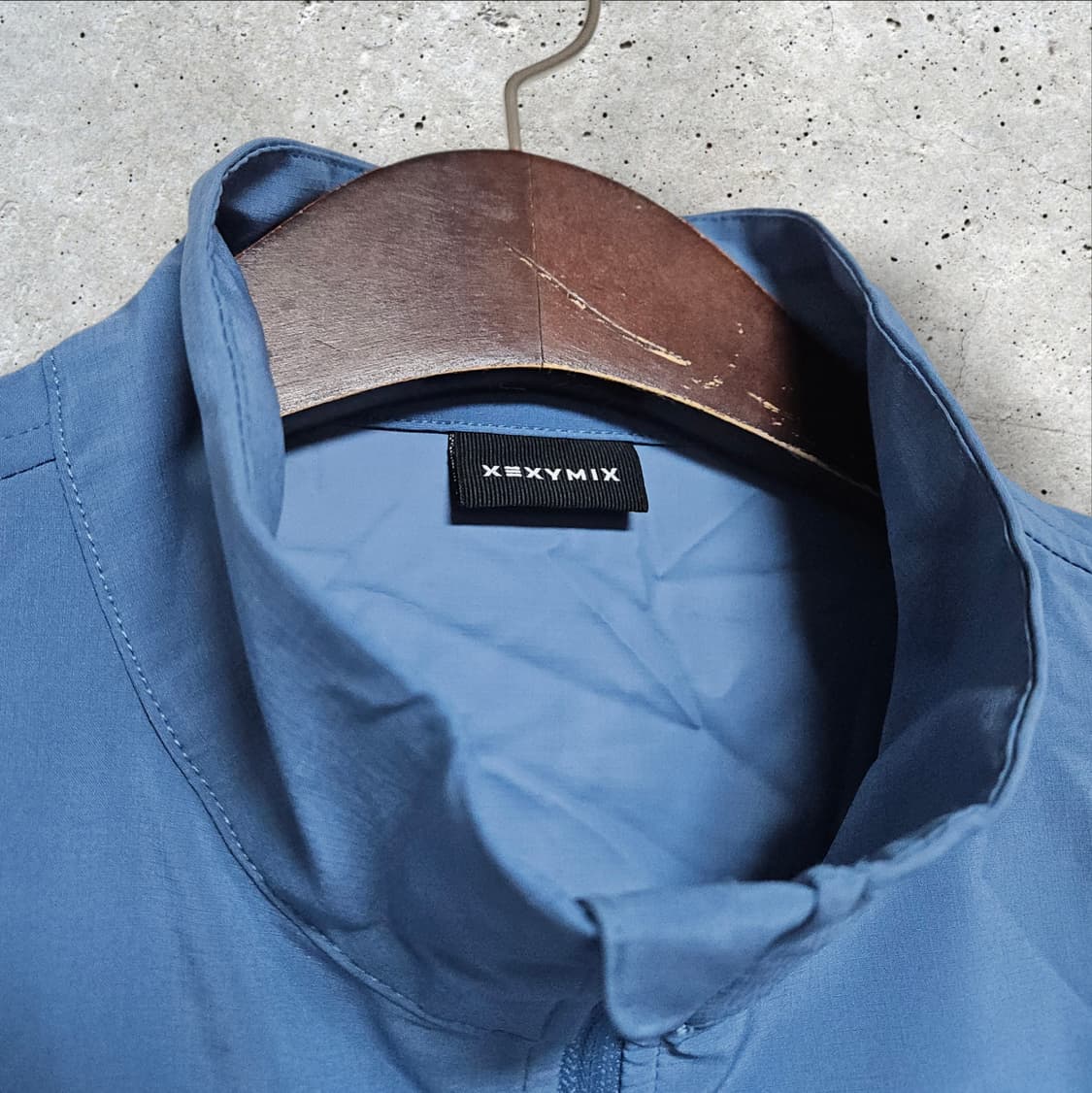 젝시믹스 핫버닝 업 하이넥 크롭 자켓 문라이트블루 (95/M) 상품이미지3