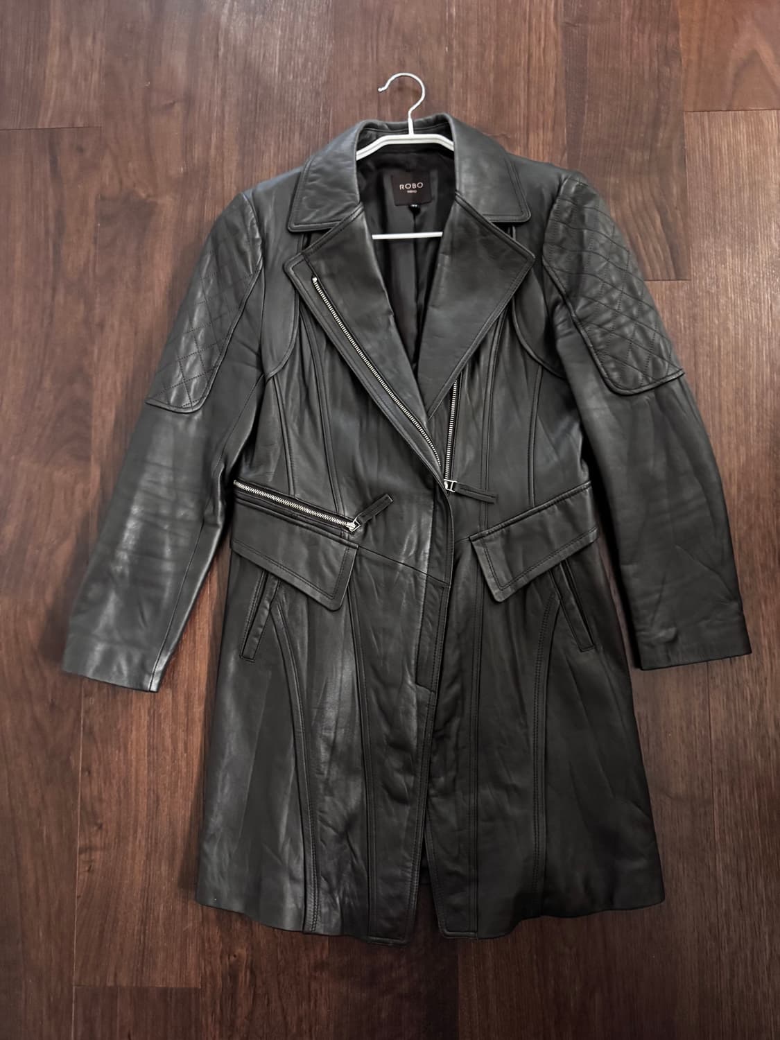 ROBO 로보 양가죽 코트 가죽 자켓 상품이미지1