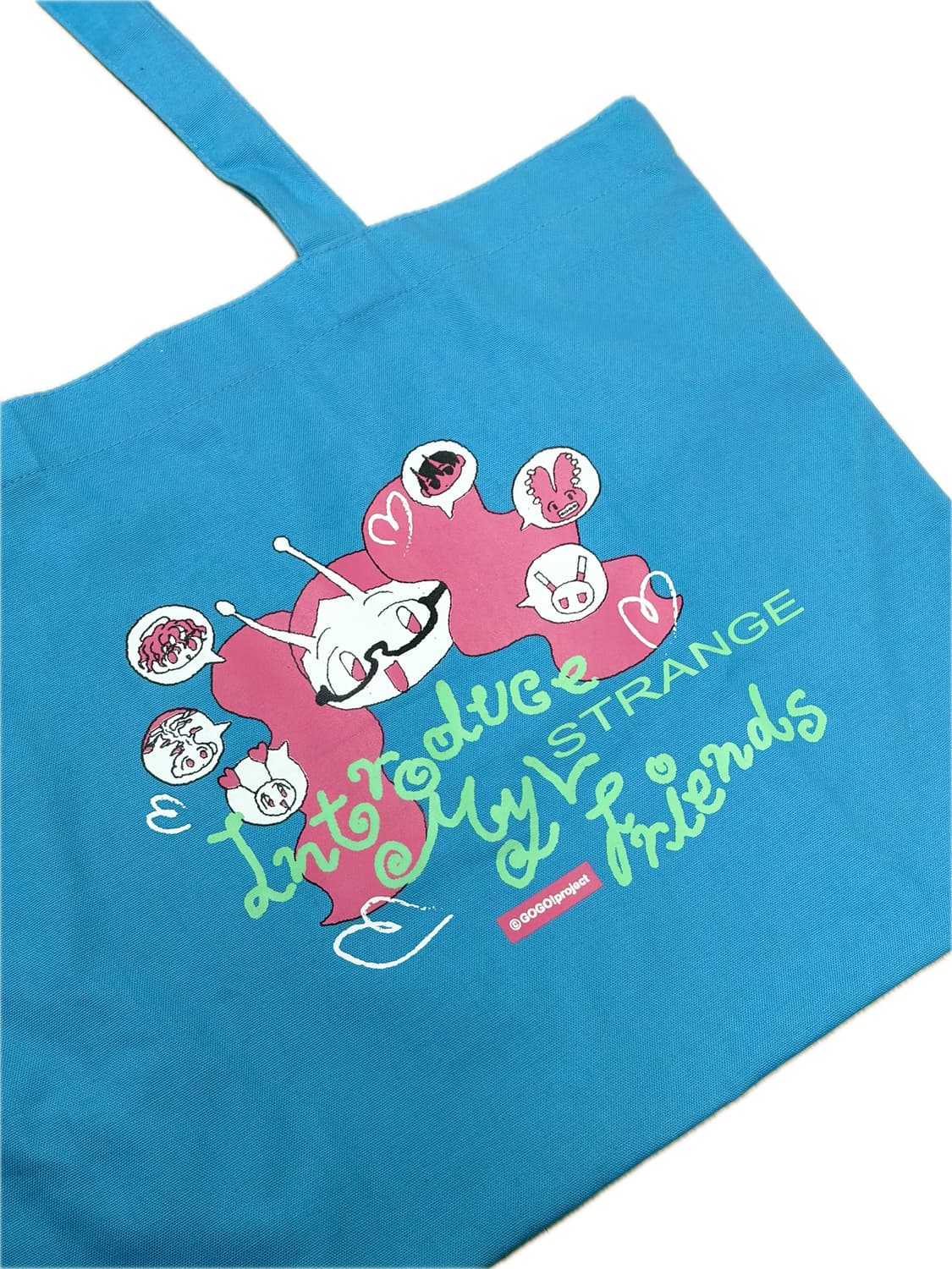 고고프로젝트 Strange friends 토트백 가방 상품이미지1