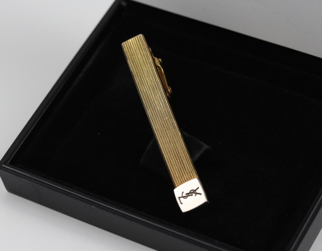입생로랑 A-등급 5.2cm 남자 명품 넥타이핀 빈티지 상품이미지1
