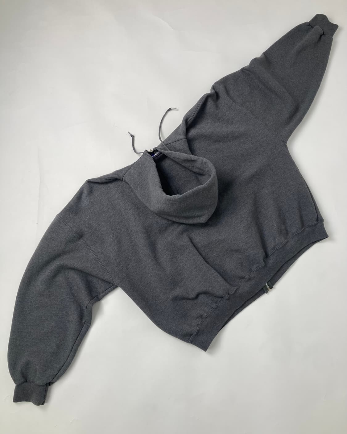 90s Russell Zip Up Hoodie (charcoal) 상품이미지2