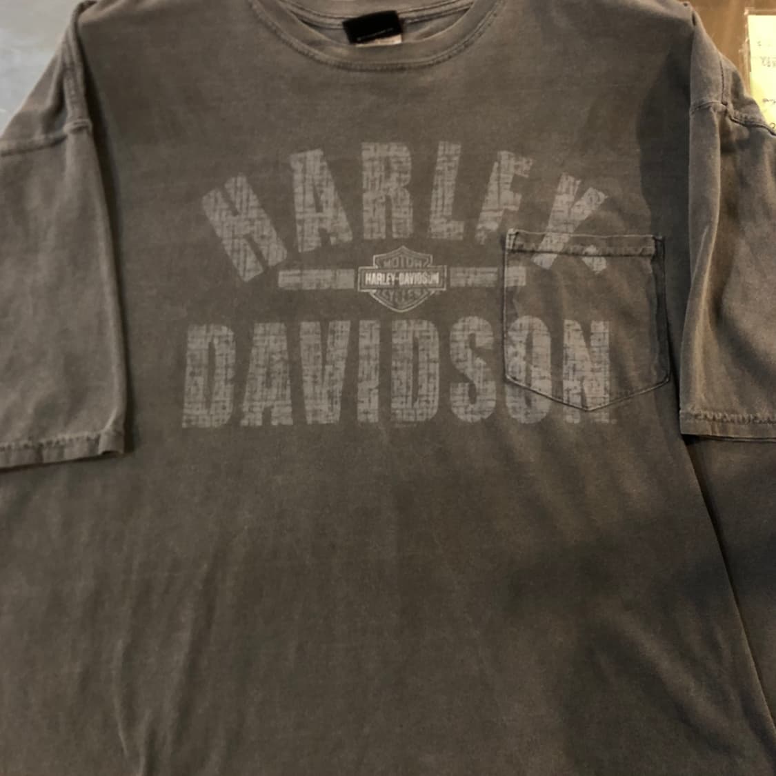 [NO.9] 할리데이비슨 y2k 포켓 그런지 반팔 티셔츠 상품이미지3