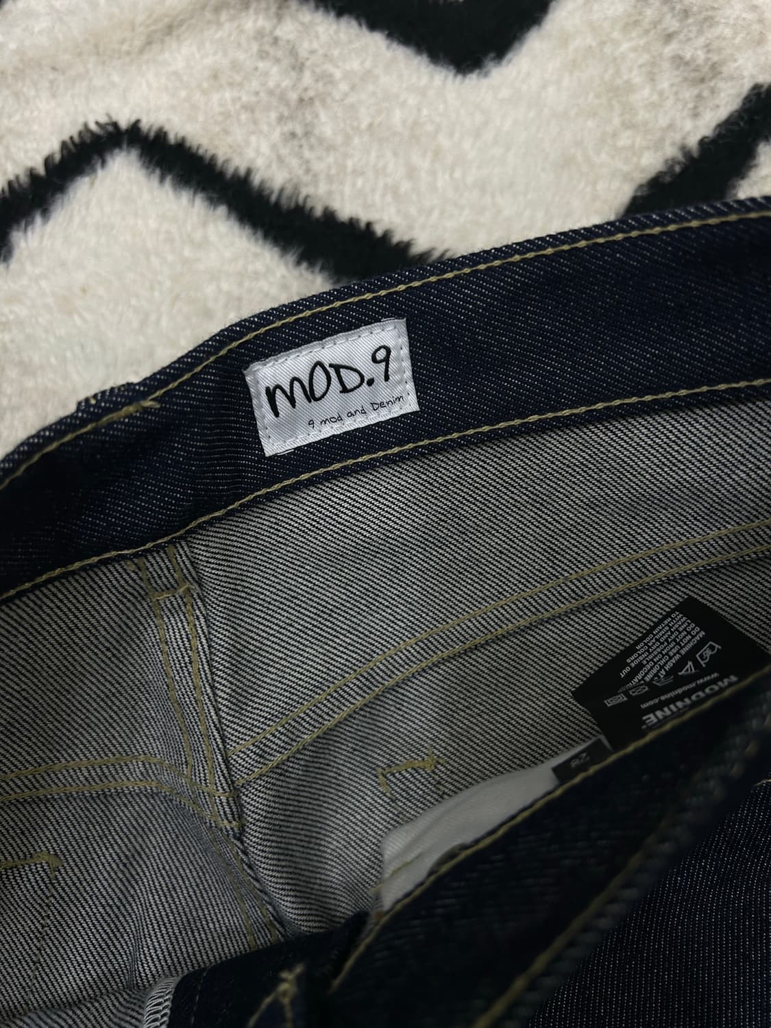 [28]모드나인 Mod1 데님팬츠/진청 상품이미지4