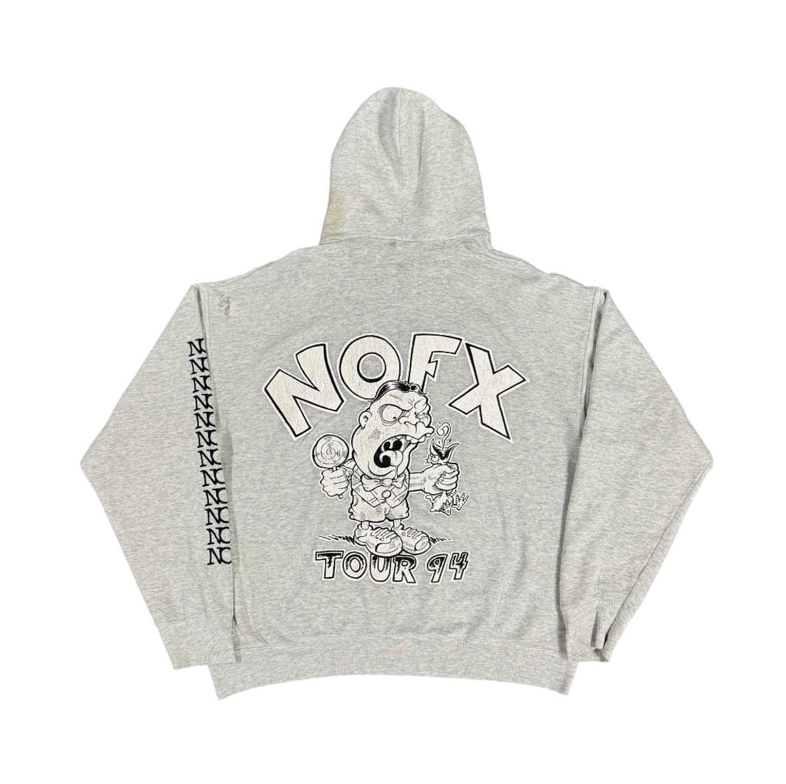 빈티지 90s NOFX Distressed 노에펙스 디스트레스드 후드티 상품이미지2