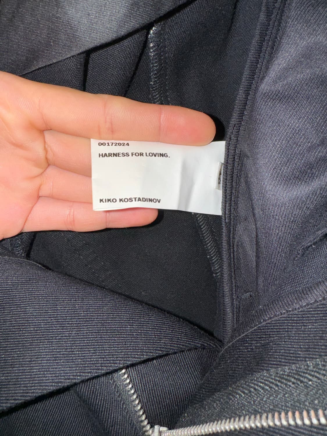 키코 코스타디노브 찰로바 트라우저 팬츠 블랙 46 상품이미지8