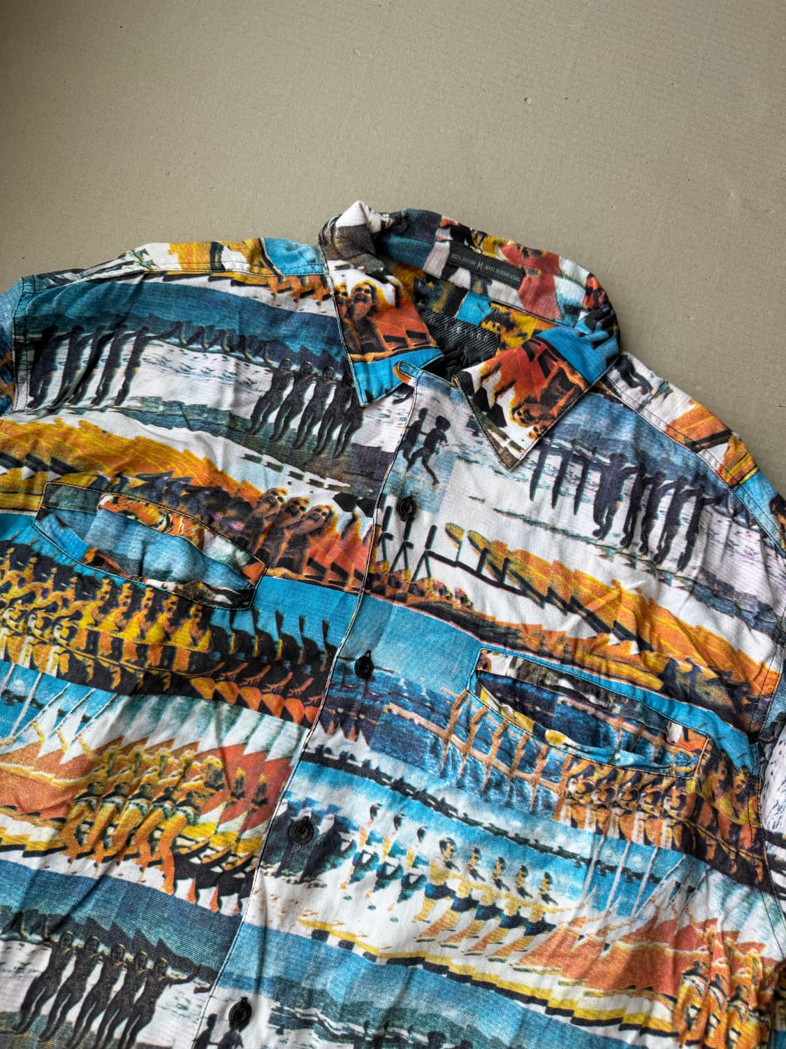 Mossimo 해변 프린트 90s 빈티지 셔츠 상품이미지2