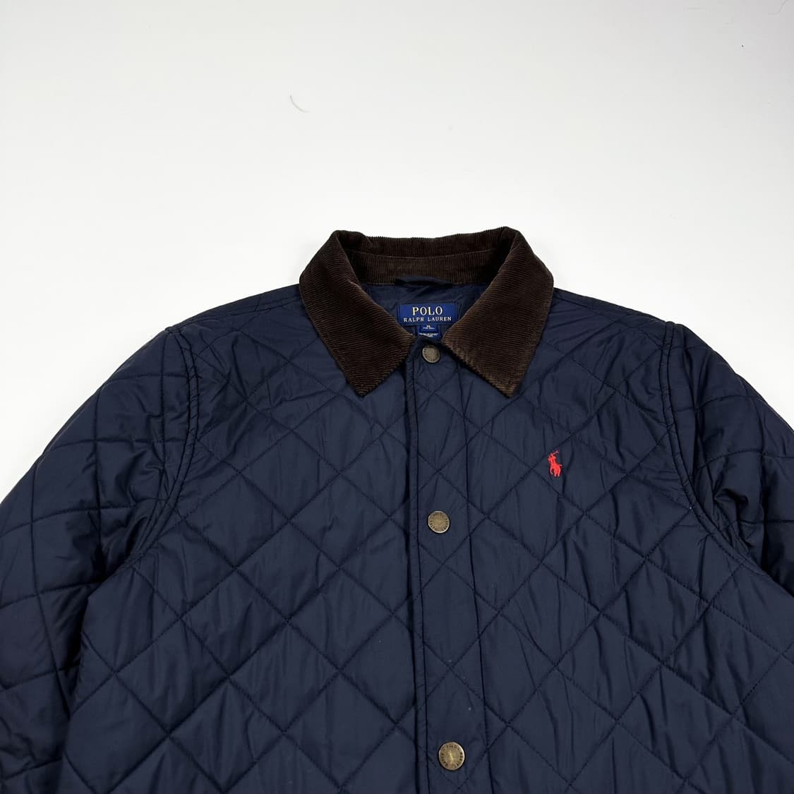 폴로 랄프로렌 포니 걸즈 네이비 퀼팅자켓 (실측 M 여성추천) 상품이미지1
