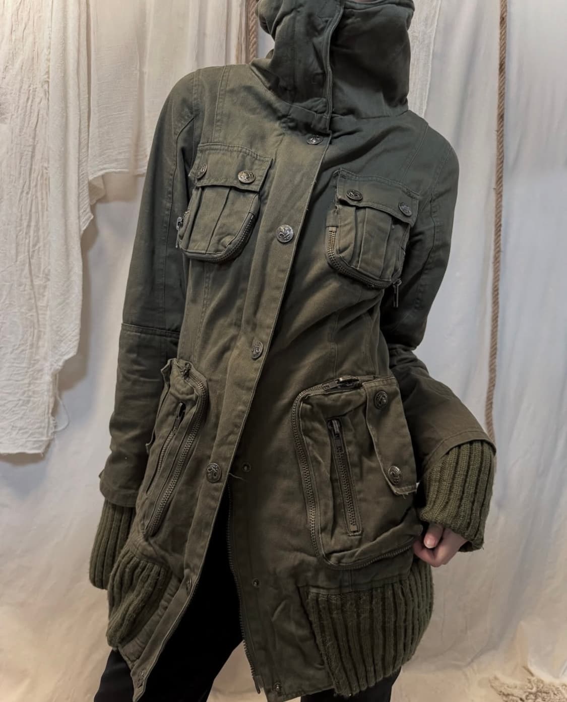 Highneck Buckle Detail Jacket 상품이미지3