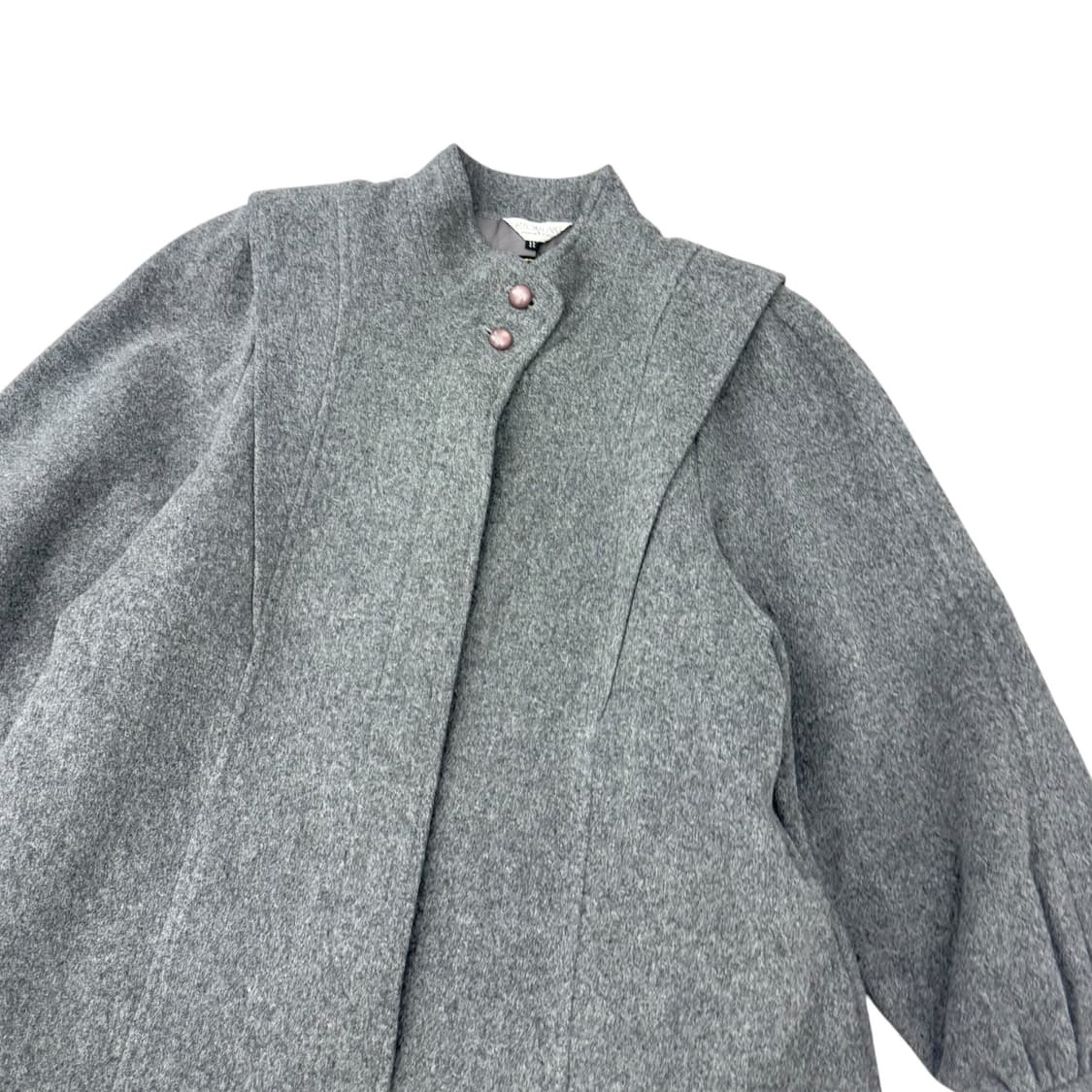 JPN 램스울 그레이 하프코트 상품이미지3