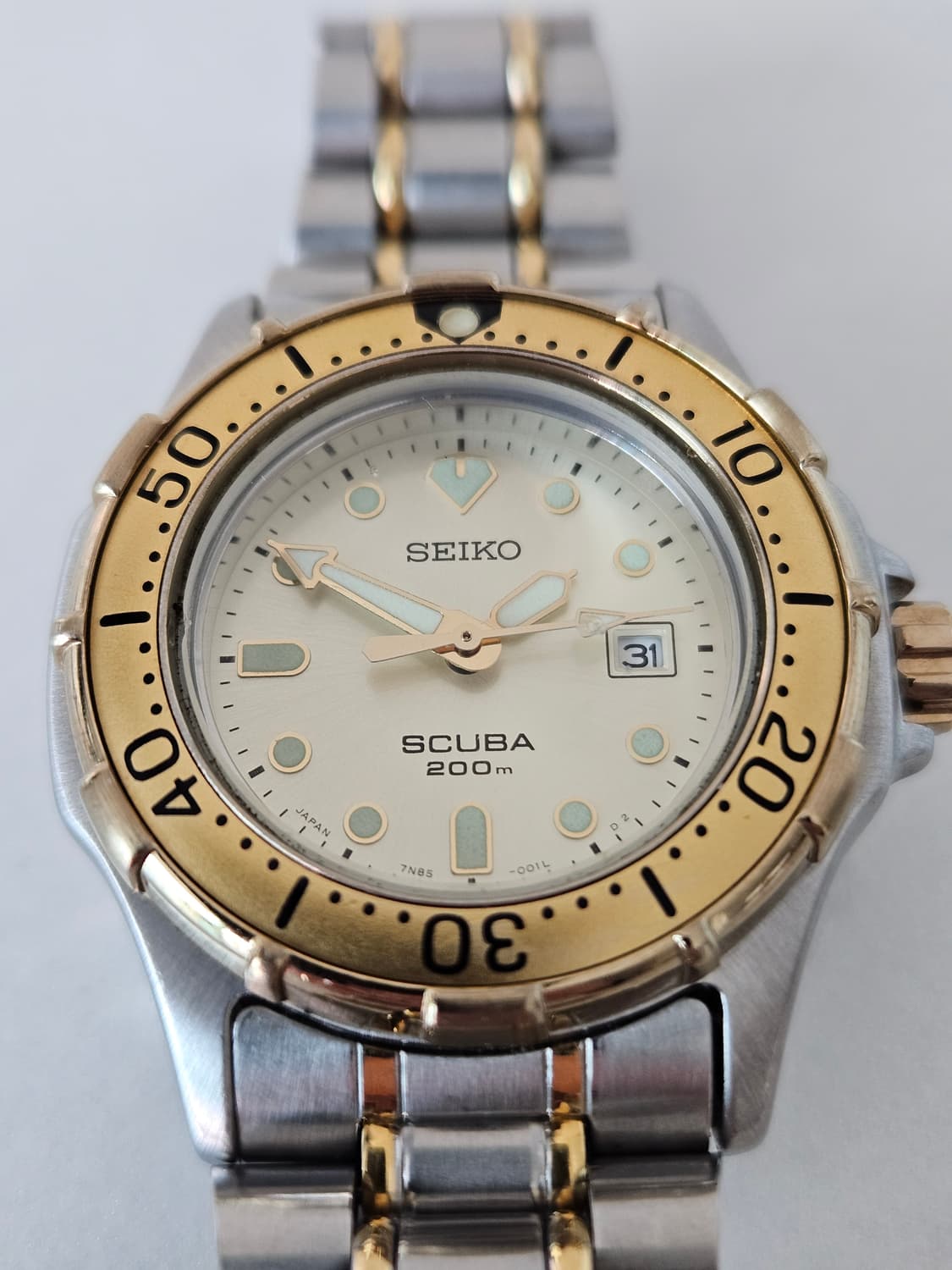 빈티지 세이코 스쿠바 200m 콤비 시계 상품이미지3