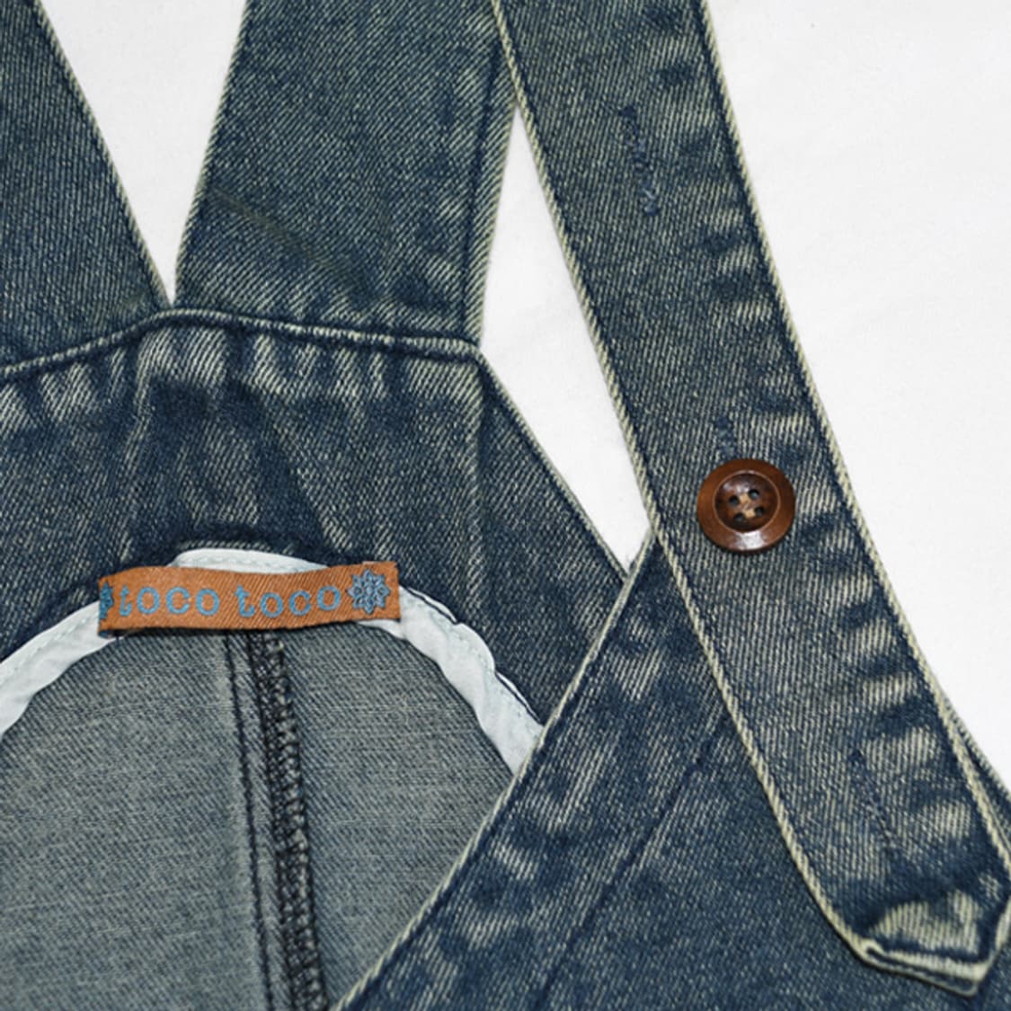 TOCO TOCO 데님멜빵스커트 상품이미지7