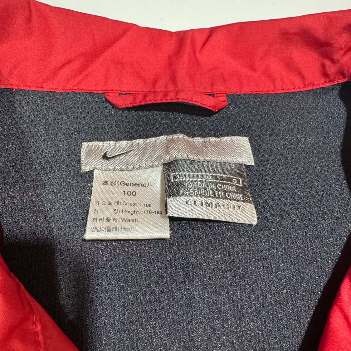 나이키 레드 스우시 윈드브레이커 자켓  상품이미지5