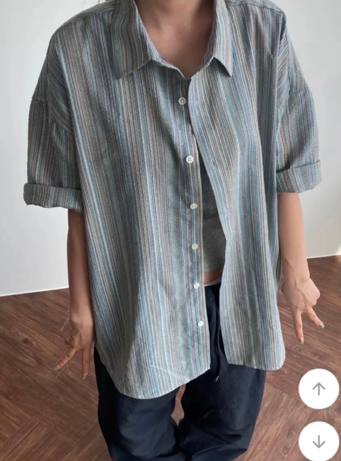 -ˋˏ 스트라이프 셔츠 ˎˊ- 상품이미지1