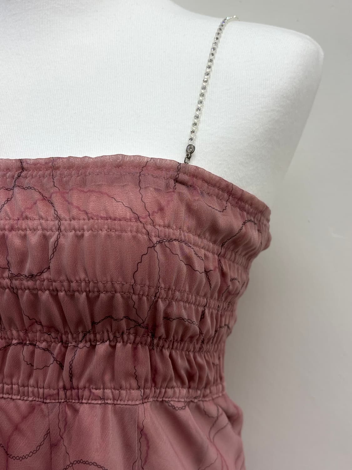 빈티지 핑크 원피스 스커트 상품이미지2