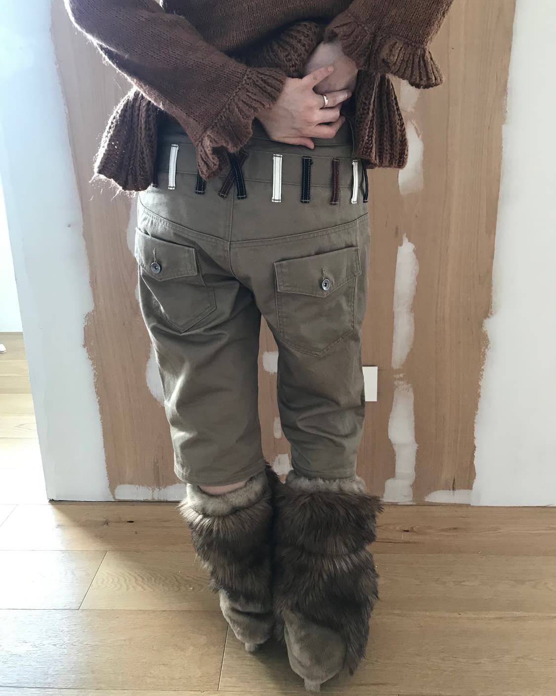 vintage belt pants 상품이미지4