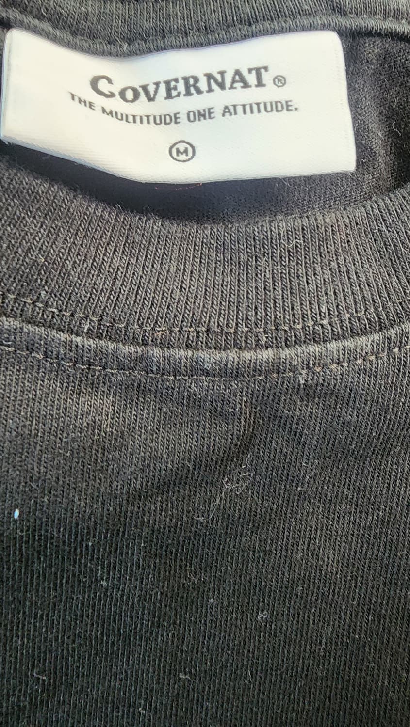 커버낫 블랙 반팔 티셔츠 M 상품이미지3