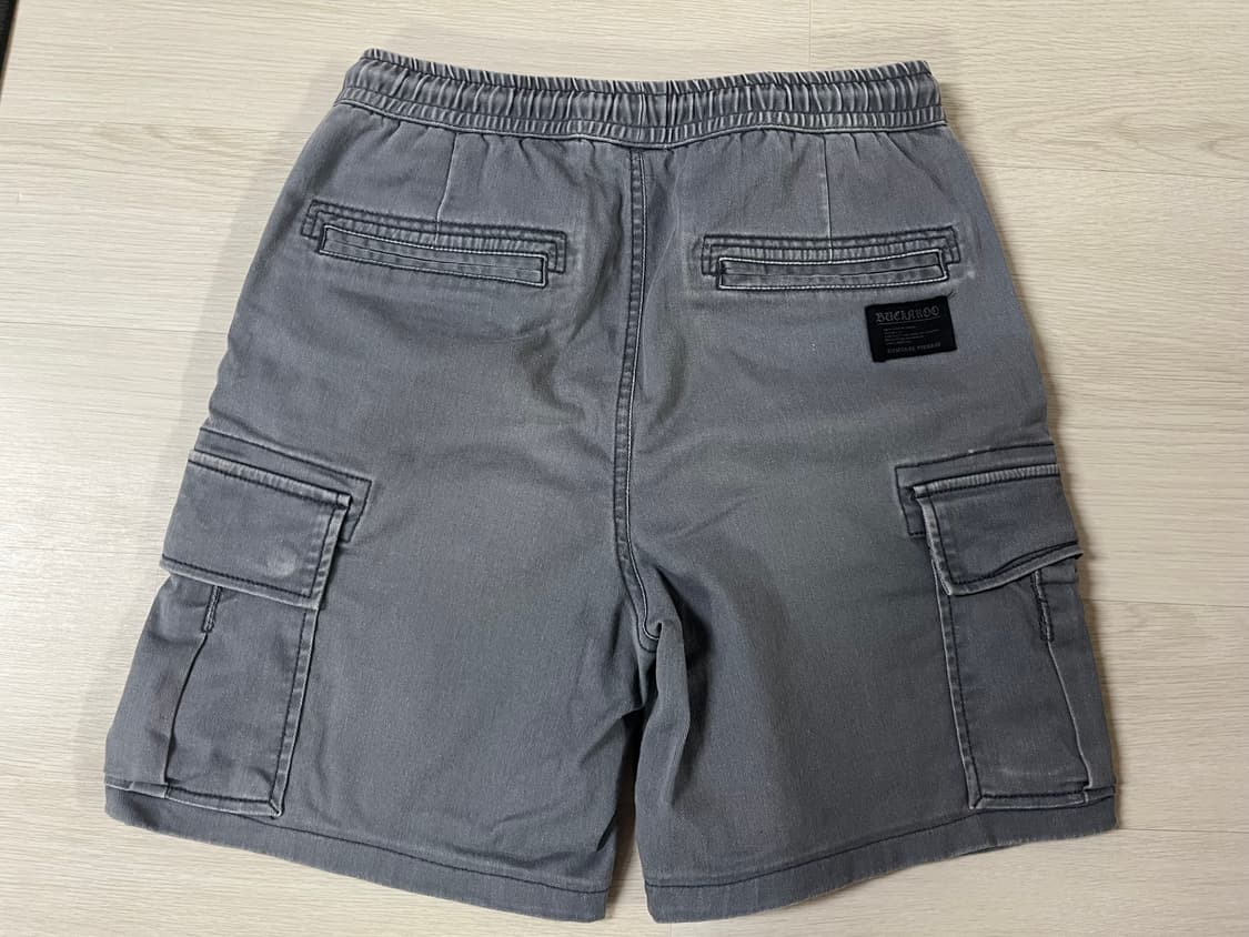버커루 카고 쇼츠 그레이 상품이미지2