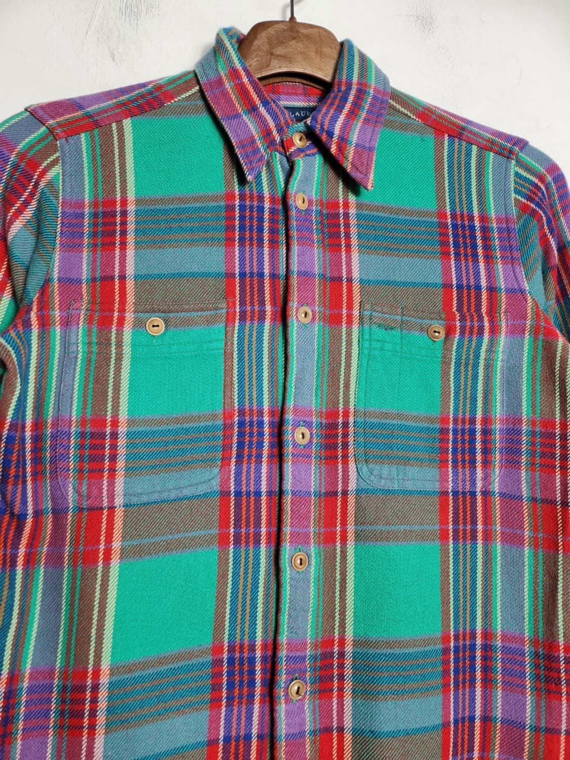 S 폴로 랄프로렌 플레이드 패턴 셔츠 상품이미지3