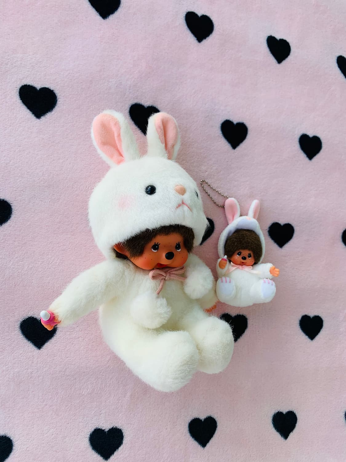 🐰1998고전 토끼2종세트 몬치치 인형, 키체인 상품이미지2