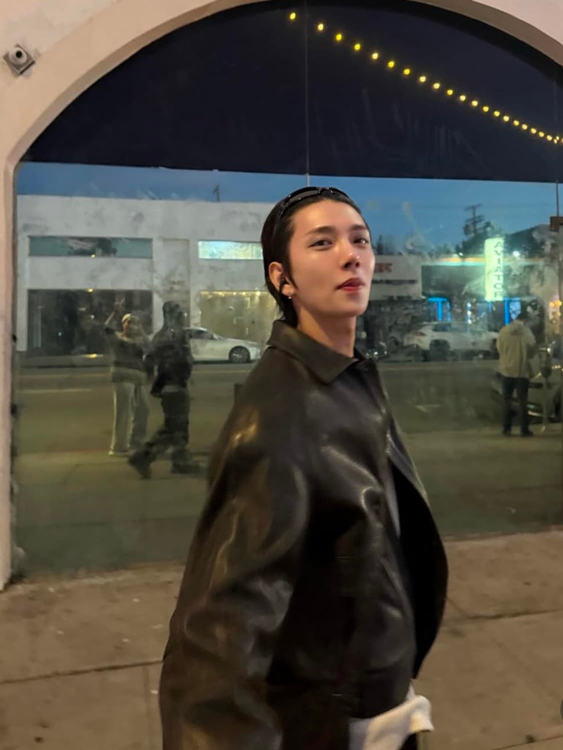 [OS] 렉토 오버사이즈 시어링 레더 가죽 무스탕 점퍼 자켓 상품이미지9