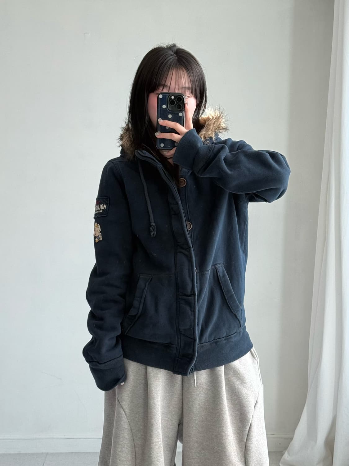 홀리스터 울프죠 후드집업 상품이미지1