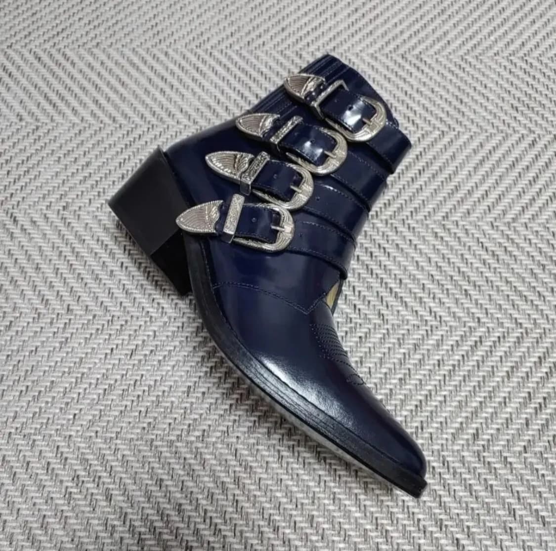 토가 TOGA PULLA 웨스턴 부츠 네이비 / 36 (230) 상품이미지3