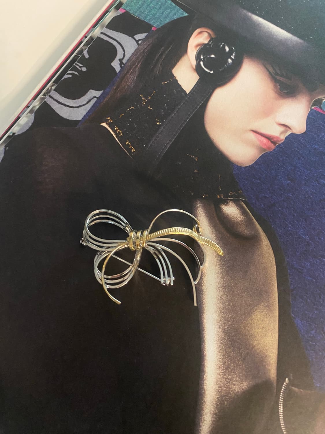 일본 리본 빈티지 브로치 주얼리 상품이미지1