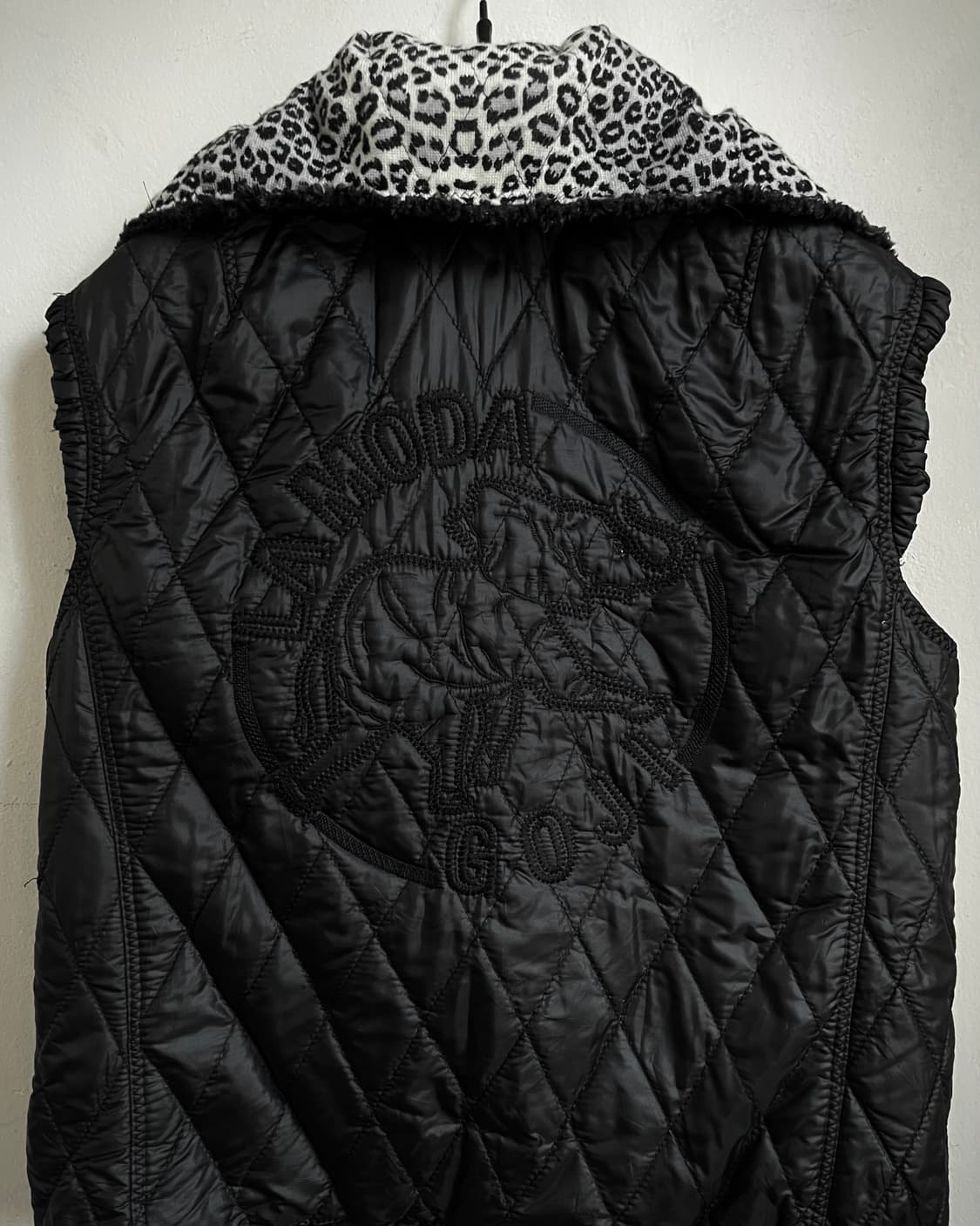 La Moda GOJI GK Leopard Qualting Vest 상품이미지9